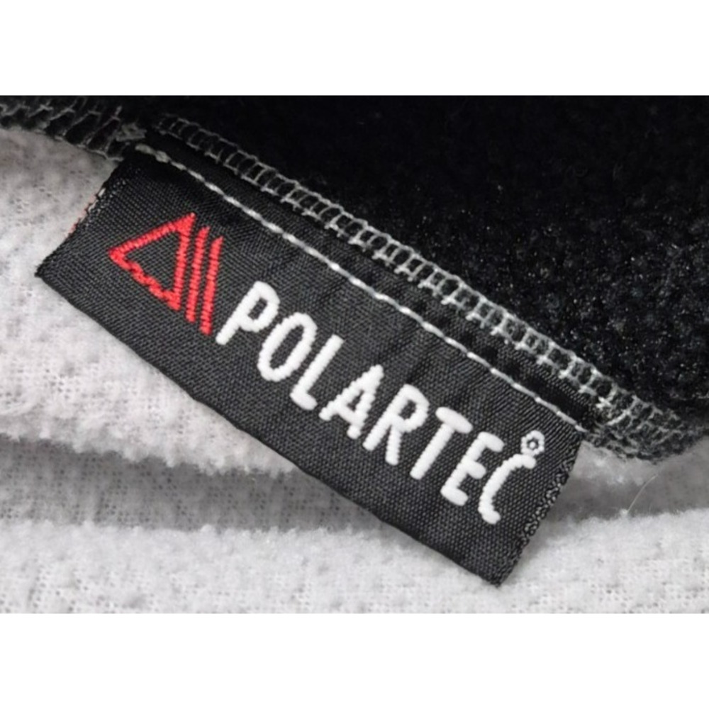 The North Face Polartec men's‎ gray/black 1/4 zip fleece pullover jacket sz. M - Picture 9 of 14